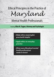 Allan M Tepper Ethical Principles in the Practice of Maryland Mental Health Professionals