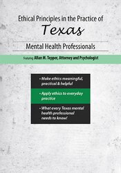 Allan M Tepper Ethical Principles in the Practice of Texas Mental Health Professionals