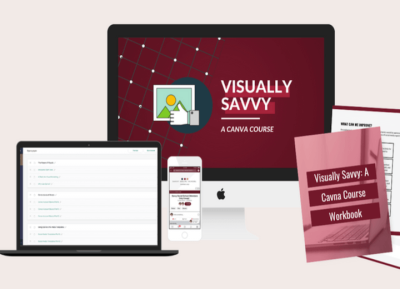 Andréa Jones Visually Savvy A Canva Course