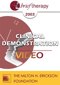 BT03 Clinical Demonstration 03 Facilitating the Four-Stage Creative Process in Psychotherapy Ernest Rossi