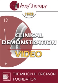 BT93 Clinical Demonstration 08 Keeping Therapy Brief The Use of Early Recollections Harold Mosak