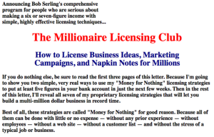 Bob Serling Millionaire Licensing