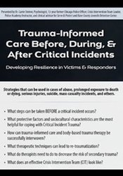 Carrie Steiner Trauma-Informed Care Before