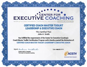 Center For Executive Coaching Coaching Master Toolkit