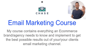 Chase Dimond Ecommerce Email Marketing Course