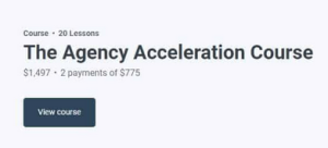 Chase Dimond – The Agency Acceleration Course