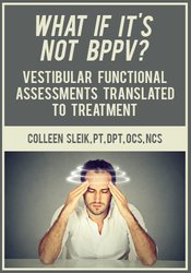 Colleen Sleik What If It’s Not BPPV? Vestibular Functional Assessments Translated to Treatment