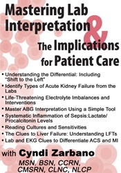 Cyndi Zarbano Mastering Lab Interpretation & The Implications for Patient Care