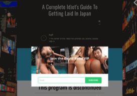 David Bond Japan A Complete Idiot’s Guide To Getting Laid In Japan