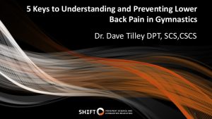 Dr. Dave Tilley Keys To Developing Flexibility and Strength In Gymnastics