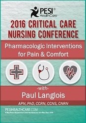 Dr. Paul Langlois Pharmacologic Interventions for Pain & Comfort