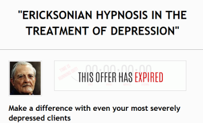 Ericksonian Hypnosis for Depression