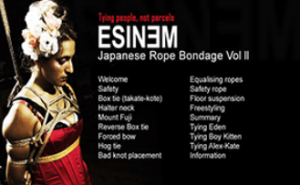 Esinem Japanese Rope Bondage Volume 1 & 2 Tying People