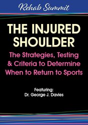 George Davies The Injured Shoulder The Strategies