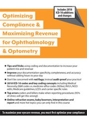 Jeffrey P. Restuccio Optimizing Compliance and Maximizing Revenue for Ophthalmology and Optometry