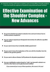 Joe Mullins Effective Examination of the Shoulder Complex New Advances