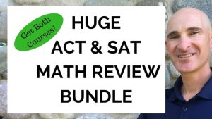 Mario DiBartolomeo ACT & SAT Huge Math Review Bundle