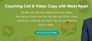 Meet Kevin Coaching Call & Video Copy with Meet Kevin