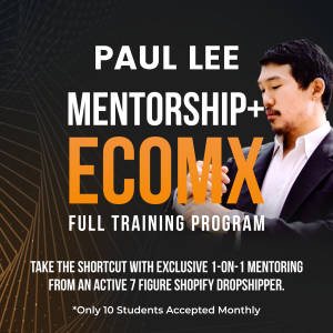 Paul Lee EcomX Mentorship Program