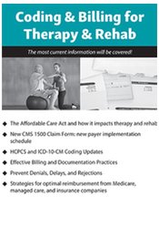 Sherry Marchand 2018 Coding and Billing for Therapy and Rehab