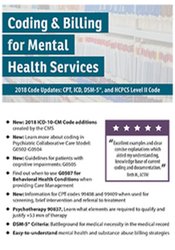 Sherry Marchand Coding and Billing for Mental Health Services 2018 Code Updates CPT