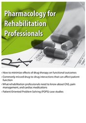 Suzanne Tinsley Pharmacology for Rehabilitation Professionals