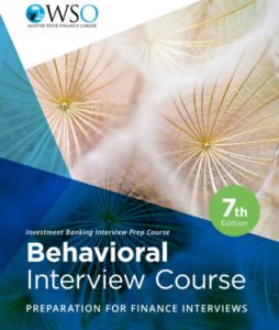 Wall Street Oasis Behavioral Interview Course