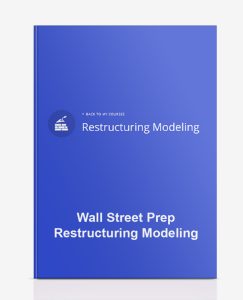 Wall Street Prep Restructuring Modeling