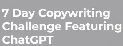 Ashton Shanks - 7 Day Copywriting Challenge Featuring ChatGPT