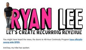 Ryan Lee - 48 Hour Continuity