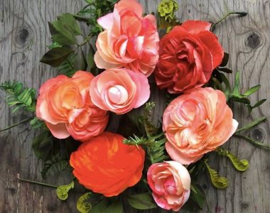 Amity Katharine Libby - Crepe Paper Doublette David Austin Roses