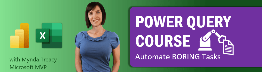 Mynda Treacy - Power Query for Excel Course 1