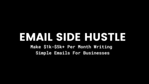 Sean Anthony - Email Side Hustle Coaching