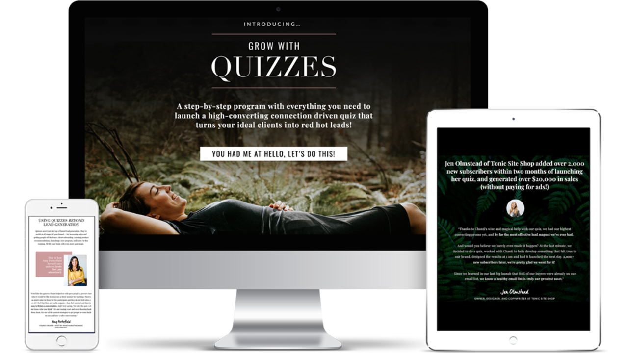 Chanti Zak - Grow with Quizzes