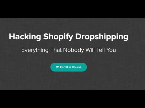 Hayden Bowles - Hacking Shopify Dropshipping 1