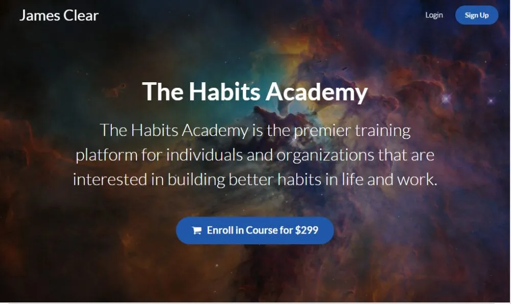 James Clear - The Habits Academy 1