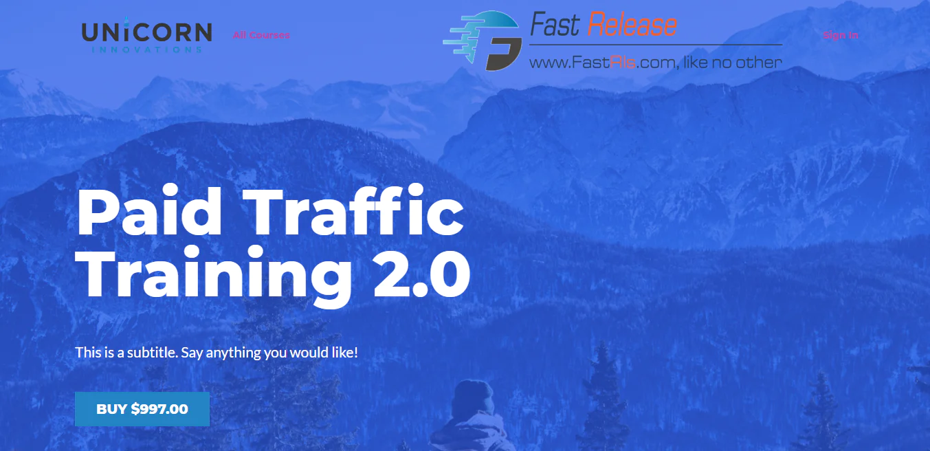 Maxwell Finn - Paid Traffic 2.0 Training