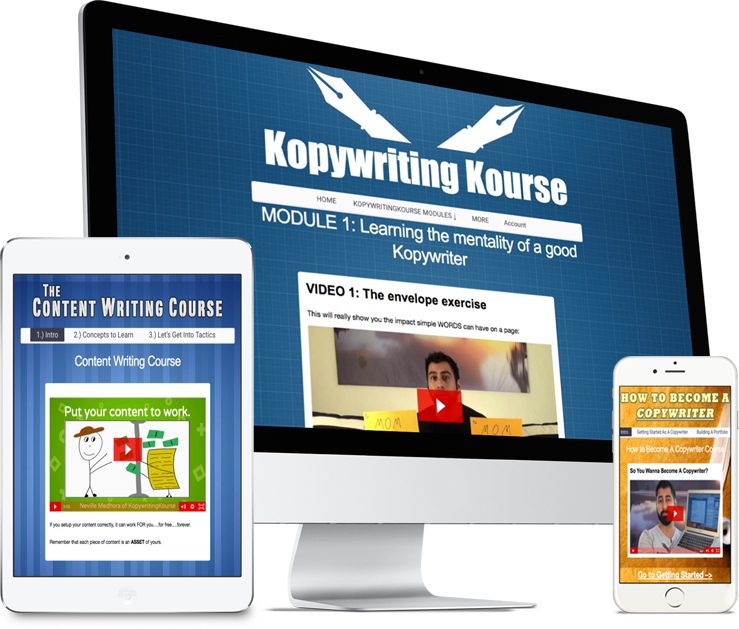 Neville Medhora - Kopywriting Bundle - Course Package