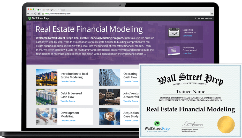Aaron Hancock - Wall Street Prep - Real Estate Financial Modeling
