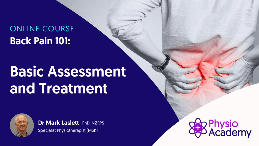 Mark Laslett - Back Pain 101 - Basic Assessment & Treatment