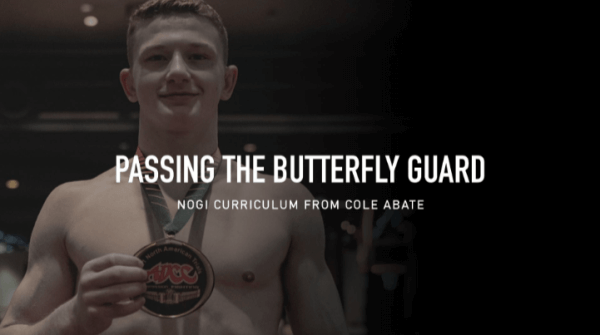 Cole Abate - AOJ Passing Butterfly Guard No Gi