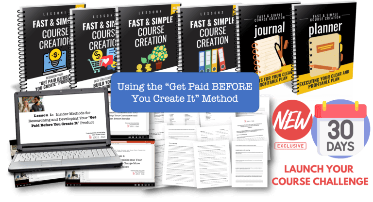 Fast and Simple Course Creation with the Power of Easy to Create Printables