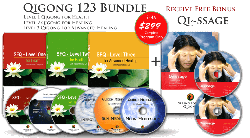 Master Chunyi Lin - Spring Forest Qigong Level 1, 2, and 3 with Bonus - Qi~ssage Learning Course