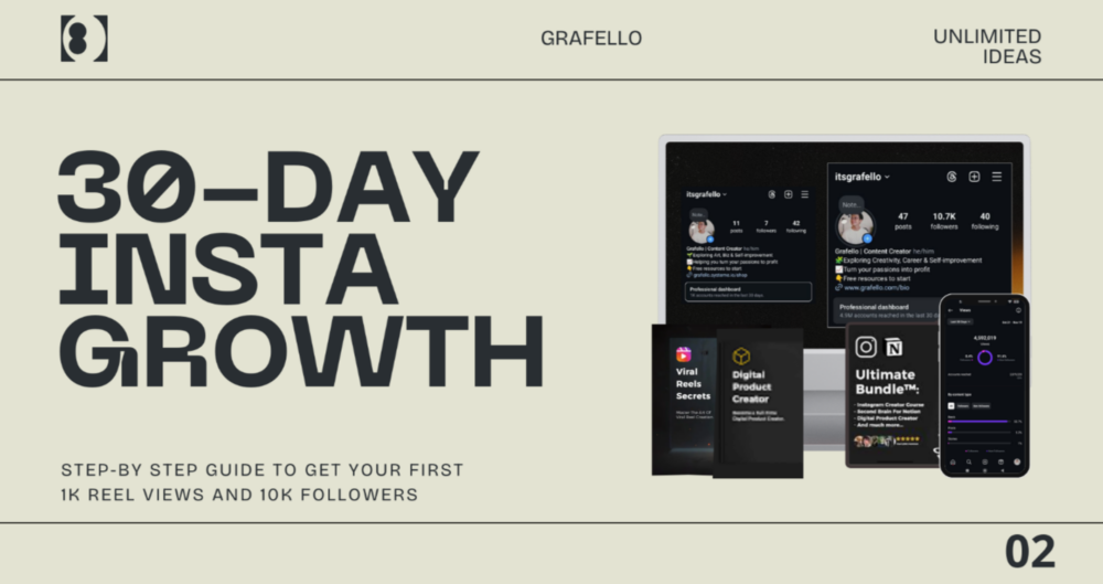 30-Day Insta Growth - Your Step-by-Step Guide to 10K+ Followers Instagram Growth Guide